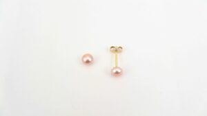 Ohrstecker Perle 585 GG