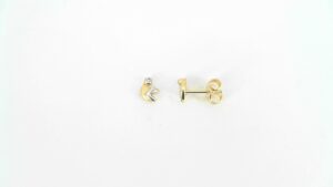 Ohrstecker Einsteiner 585 GG/Rhodiniert