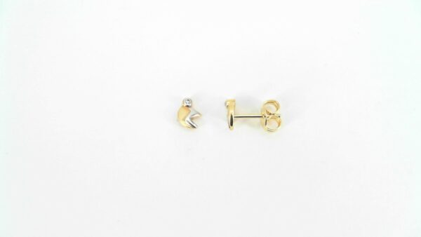 Ohrstecker Einsteiner 585 GG/Rhodiniert