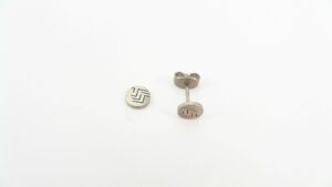 Ohrstecker ohne Stein Stahl