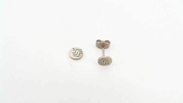 Ohrstecker ohne Stein Stahl