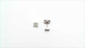 Ohrstecker ohne Stein Stahl