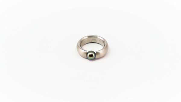 Damenring / Perle Stahl