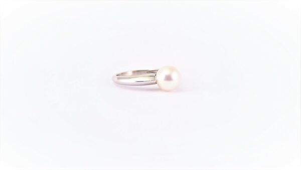 Damenring / Perle 585 WG