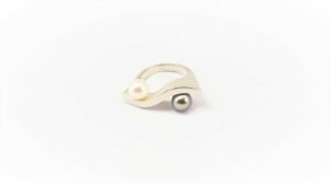 Damenring / Perle 925 Ag