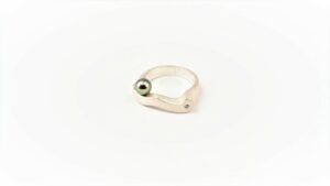 Damenring / Perle 925 Ag