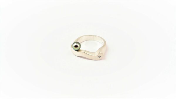 Damenring / Perle 925 Ag