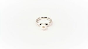 Damenring / Perle 925 Ag