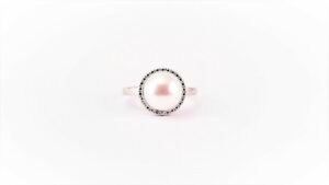 Damenring / Perle 585 WG