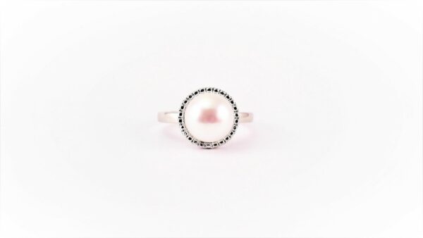 Damenring / Perle 585 WG
