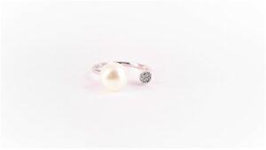 Damenring / Perle 333 WG