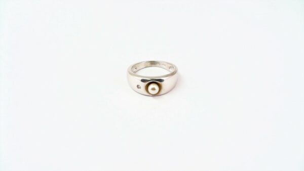 Damenring / Perle 925 Ag