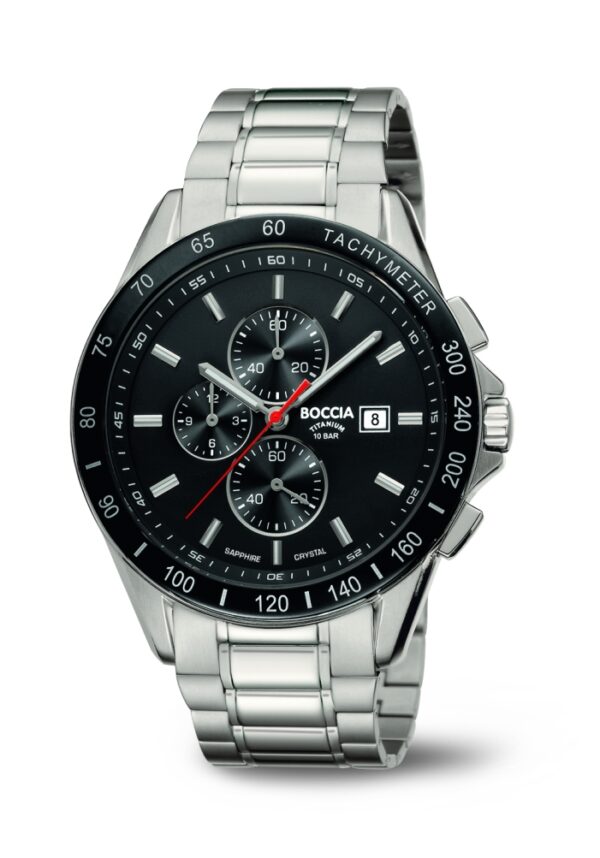 Herrenuhr analog Chronograph Titan