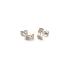 Ohrstecker Einsteiner Titan Bicolor