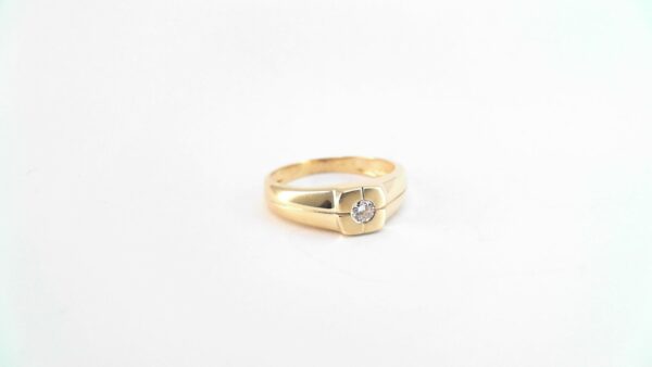 Herrenring Bandring 585 GG – Bild 2