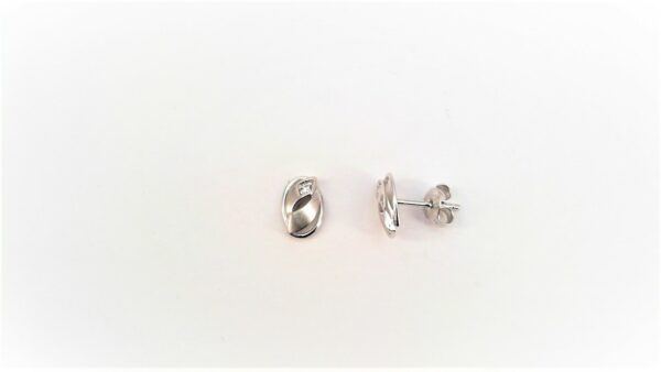 Ohrstecker Einsteiner 925 Ag rhodiniert