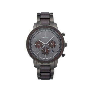 Herrenuhr analog MAXIMILIAN Black Sandalwood Edelstahl/Holz