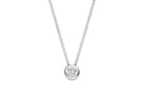 Collier Einsteiner 925 Ag rhodiniert