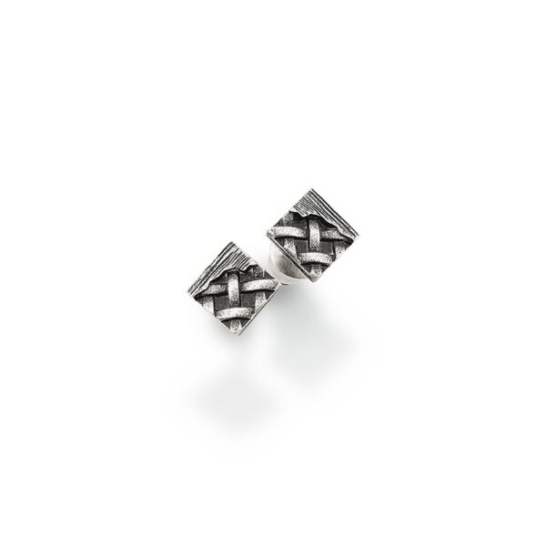 Herrenohrstecker 925 Ag rhodiniert