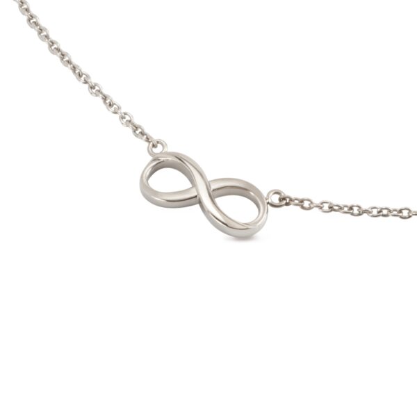 Collier ohne Stein Unendlichkeitszeichen Titan