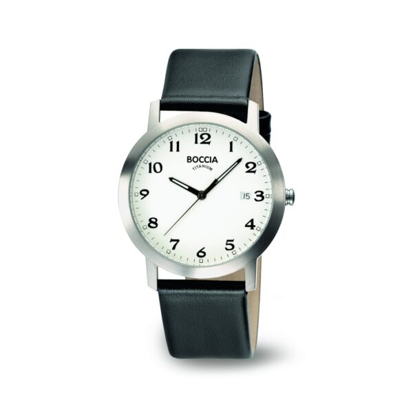 Herrenuhr analog Titangehäuse