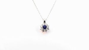 Collier Mehrsteiner 925 Ag rhodiniert