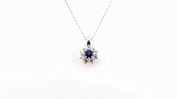 Collier Mehrsteiner 925 Ag rhodiniert