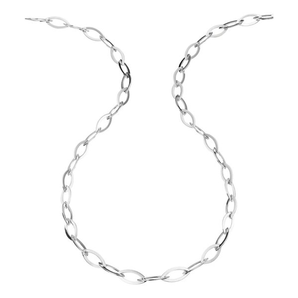Collier ohne Stein 925 Ag rhodiniert