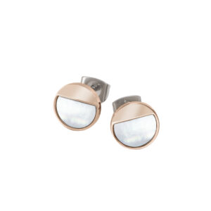 Ohrstecker Perle Titan rose