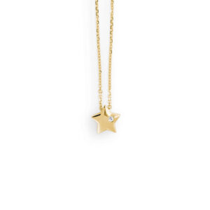 Collier mit Behang Stern 585 GG
