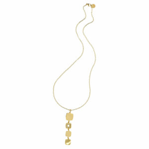 Collier mit Behang 925 AG gelb vergoldet