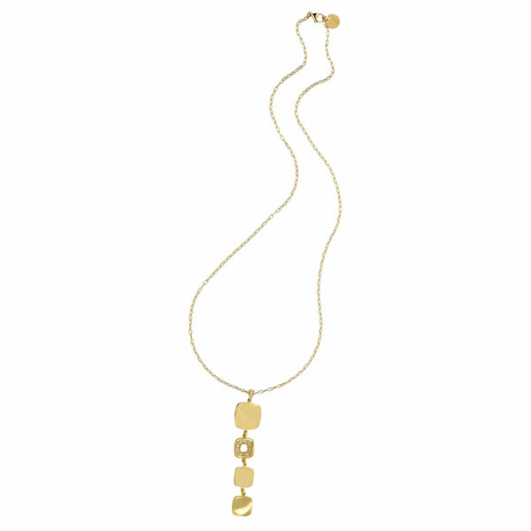 Collier mit Behang 925 AG gelb vergoldet