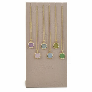 Collier mit Behang 925 AG gelb vergoldet