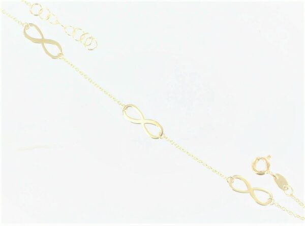 Armband Unendlichkeitszeichen 585 GG