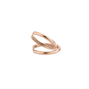 Creolen 925 Ag Rosé vergoldet