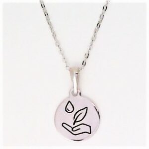 Collier mit Behang 925 Ag rhodiniert