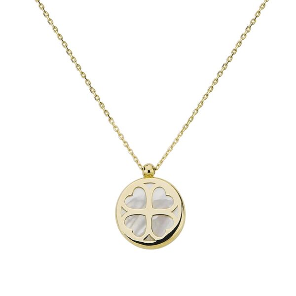 Collier mit Behang Kleeblatt 333 GG