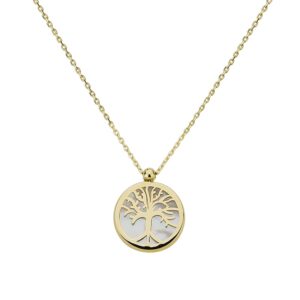 Collier mit Behang Lebensbaum 333 GG