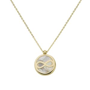 Collier mit Behang Unendlichkeitszeichen 333 GG
