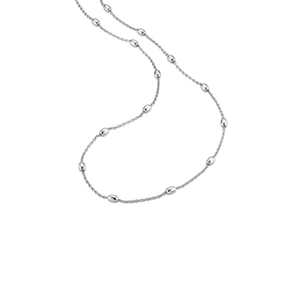 Collier ohne Stein 925 Ag rhodiniert