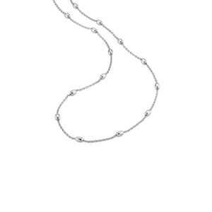 Collier ohne Stein 925 Ag rhodiniert