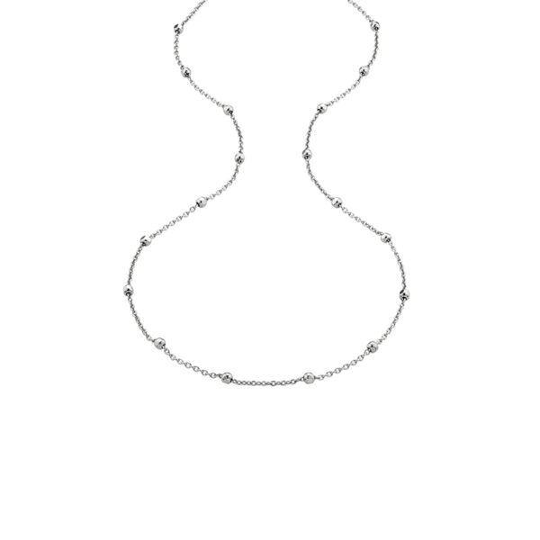 Collier ohne Stein 925 Ag rhodiniert