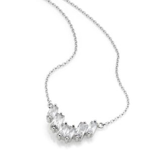 Collier Mehrsteiner 925 Ag rhodiniert