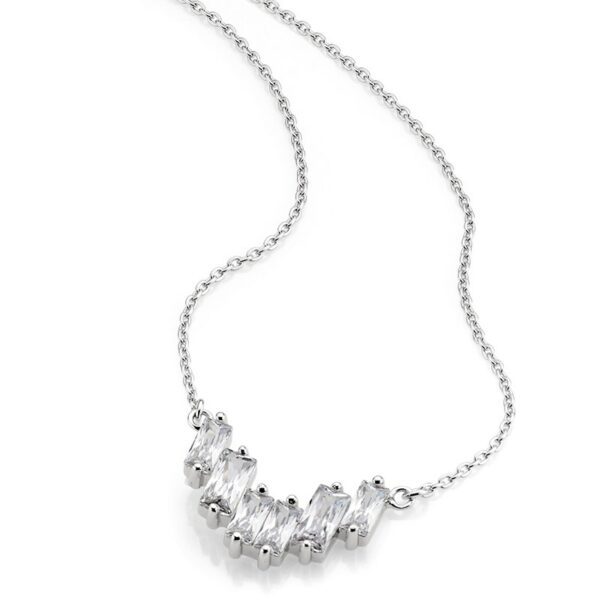 Collier Mehrsteiner 925 Ag rhodiniert