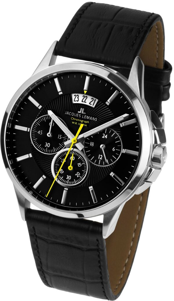 Herrenuhr analog Chronograph Stahl