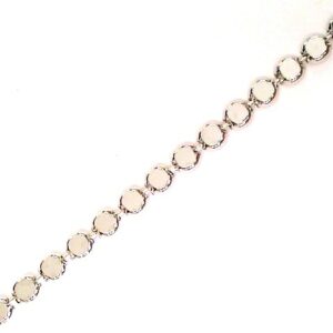 Collier ohne Stein 925 Ag rhodiniert