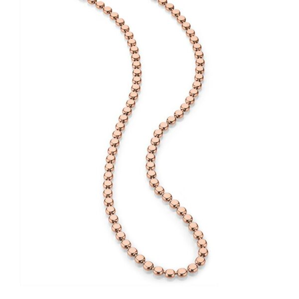 Collier ohne Stein 925 Ag Rosé vergoldet