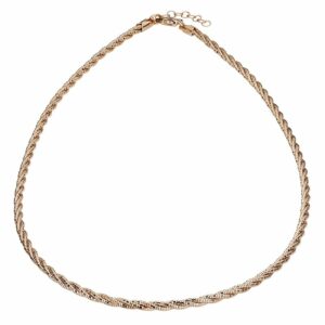 Collier ohne Stein 925 Ag Rosé vergoldet
