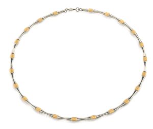 Collier ohne Stein Titan Bicolor