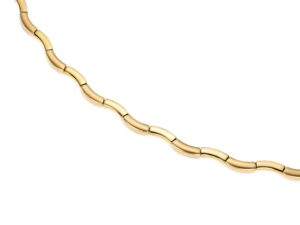 Collier ohne Stein Titan gelb